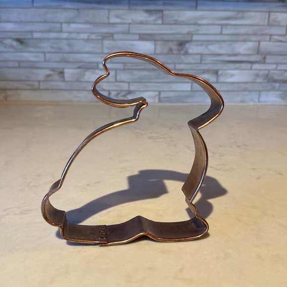 Solid Copper Cookie Cutter Bunny Rabbit - Picture 1 of 5